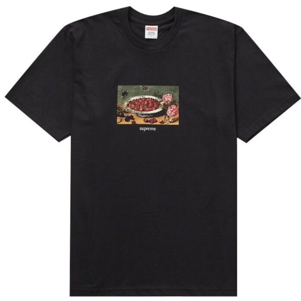 NWT Strawberries Tee - Black - XXL